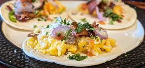 Bacon & Egg Breakfast Tacos