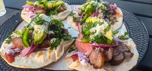 Tequila NY Strip Tacos