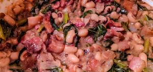 A Bowl Of Happy New Year!Get your greens, black-eyed peas, and hogs jowl all in one easy and tasty place