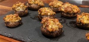 Sausage Stuffed Mushrooms